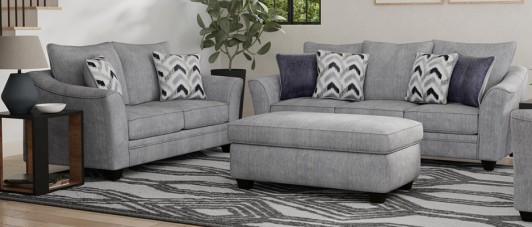 Crown Haze Sofa & Loveseat